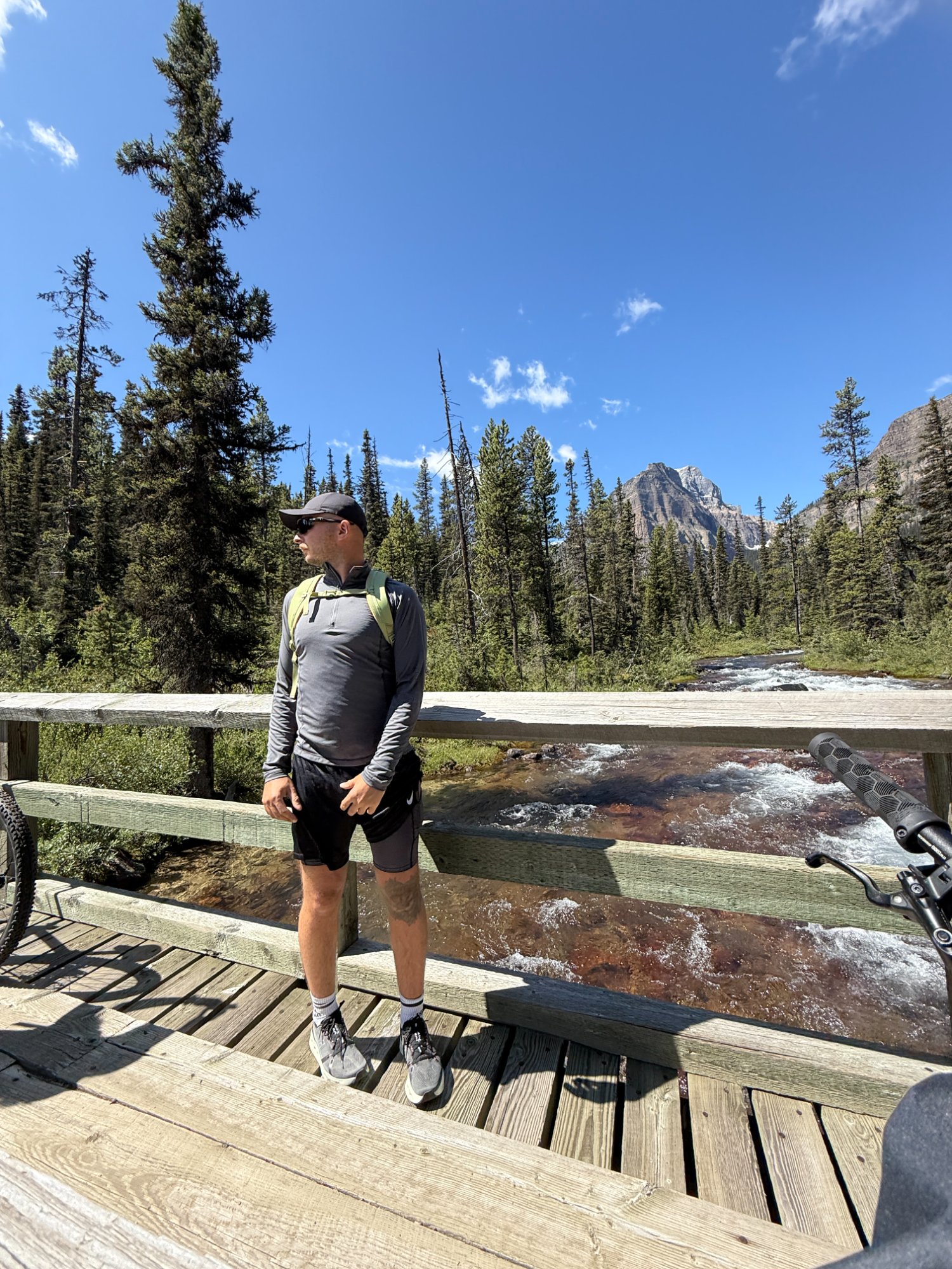 Mountain stream bridge