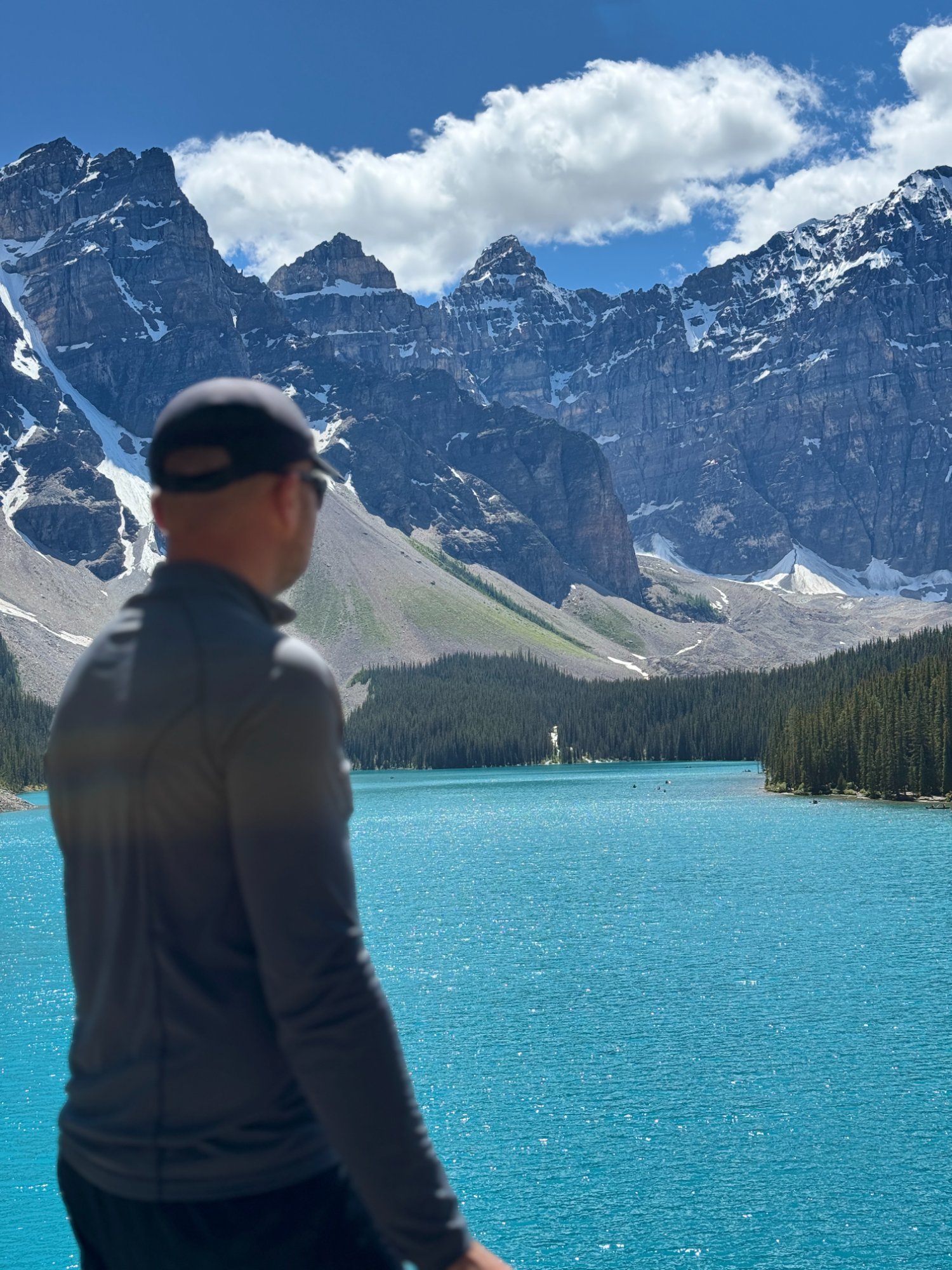 Guide at Moraine Lake