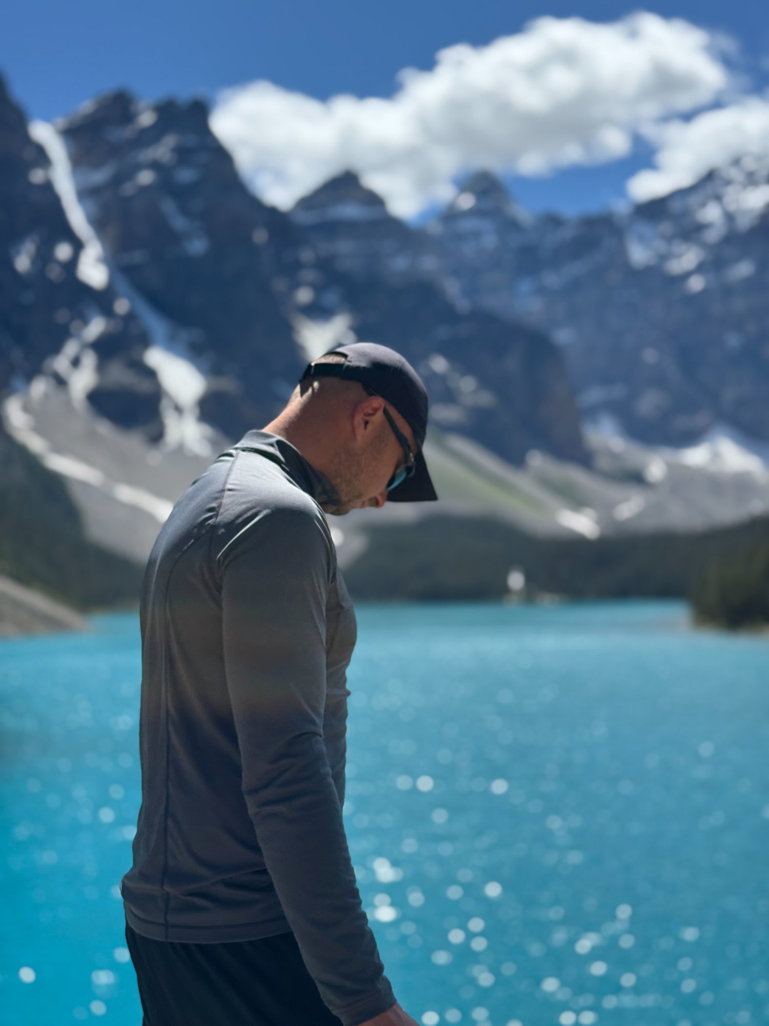 Guide at Moraine Lake