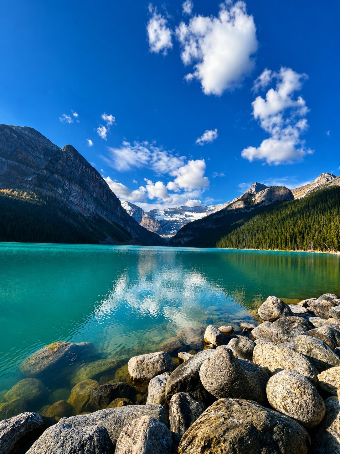 Lake Louise canoes